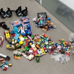 Various Bag.S Of Characters.. Figures.Figurines & More 