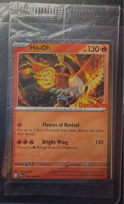 Sealed Ho-Oh GameStop Exclusive Stamp
