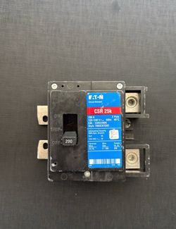 Eaton CSR 200 Amp 2-Pole 25 kAIC Main Circuit Breaker