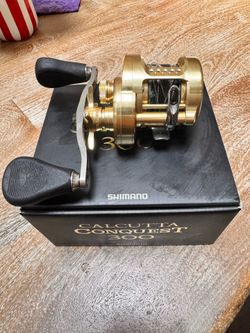 Shimano Calcutta conquest 300 with 110mm DRT varial handle