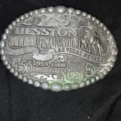 Silver Belt Buckle 