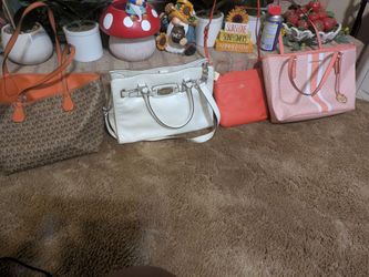 Michael Kors and Coach Handbag Lot of 4