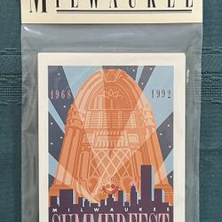 Vintage 1992 Mccarthy Milwaukee Home Town Series 18 Post Card Set