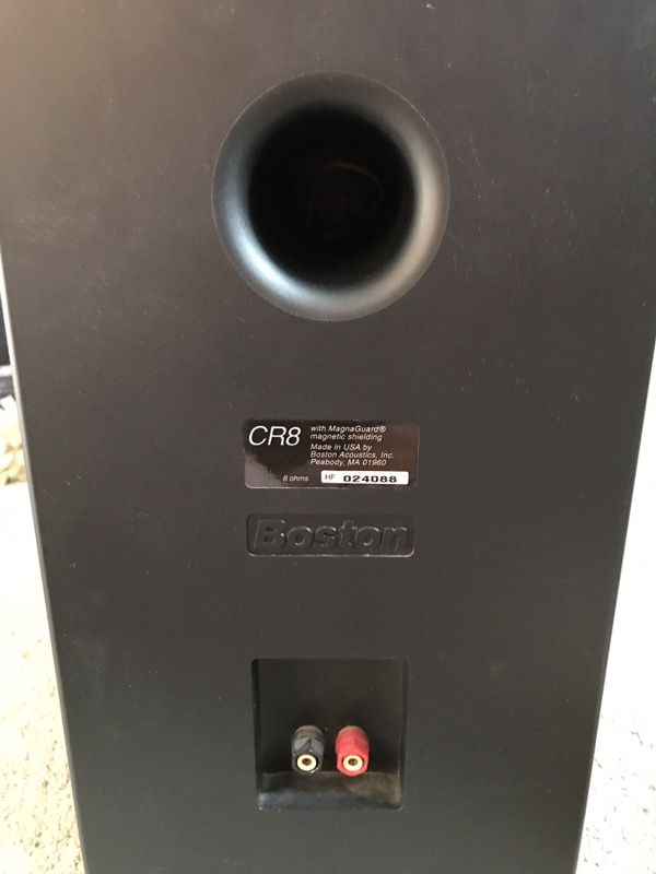 Boston acoustics hotsell cr8 speakers