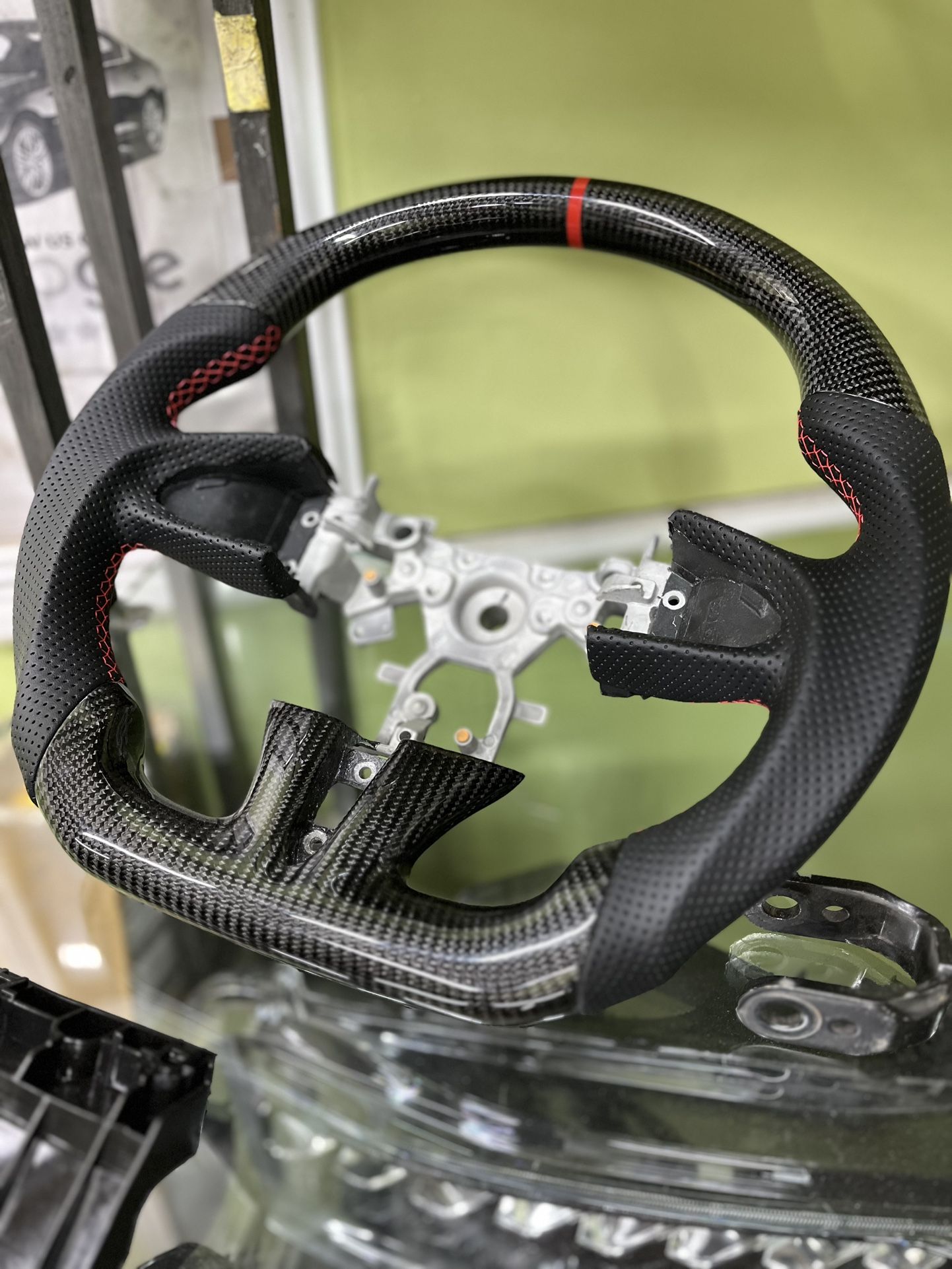 Part 2014 2015 2016 2017 INFINITI Q50 CARBON FIBER STEERING WHEEL