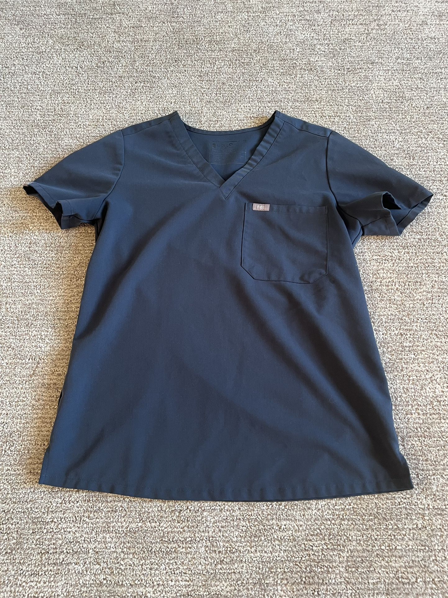 Figs Small Scrub Top - Dark Harbor