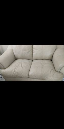 Great condition 2 real leather couches