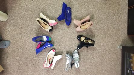 Women's shoes sizes 7 + 7 + 1/2