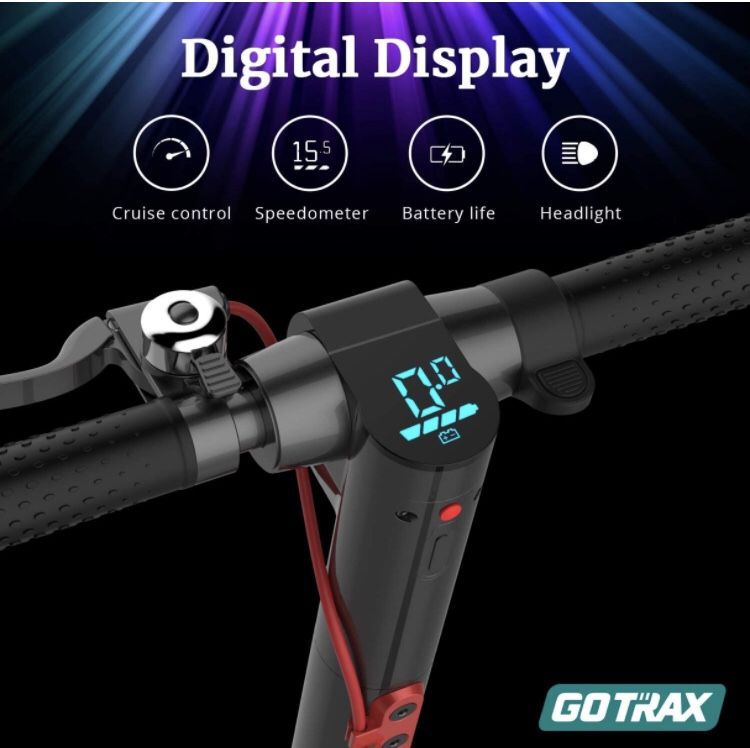 Gotrax GXL V2 Commuting Electric Scooter - 8.5" Air Filled Tires - 15.5MPH & 9-12 Mile Range - Version 2