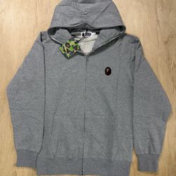 Grey Bape Hoodie 