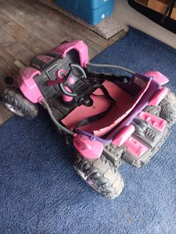 Pink Electric Dune Buggy