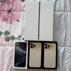 Boxes For iPhone 13 promax, 16 Promax, And iPad 9 Generation 
