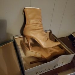 Beige Boots