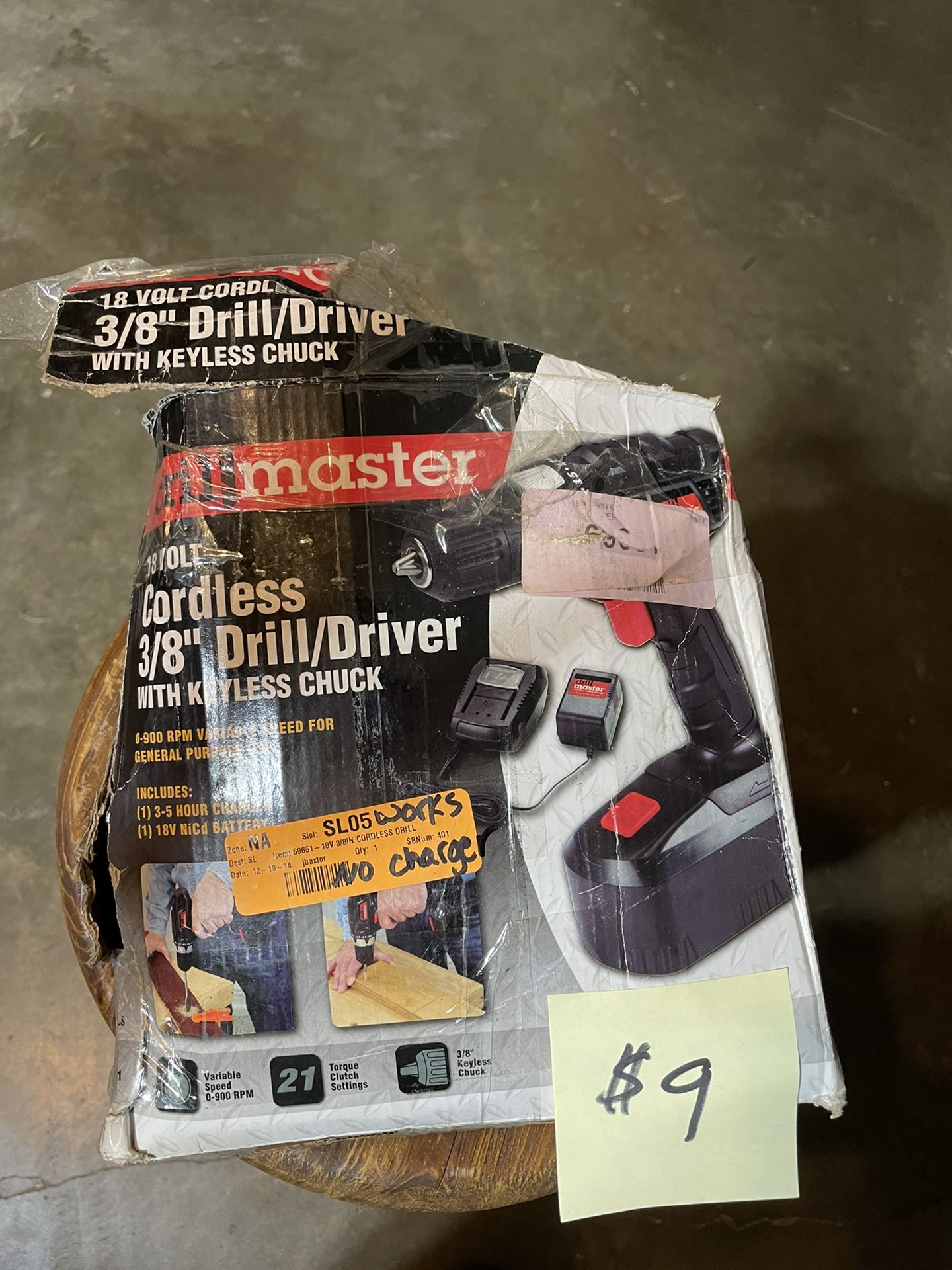 Drill Master 3/8’ Drill/driver