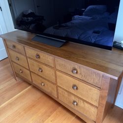 Beautiful Spalted Lowboy Dresser Cabinet