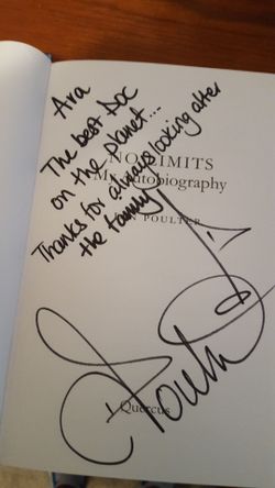 Signed IAN POULTOR BOOK