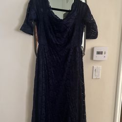Navy blue Evening Dress Torrid Size 12