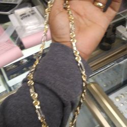 Gold Chain 14k Wt 80 Grams Price 5200