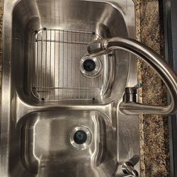Kitchen Sink And Faucet