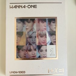 Wanna One 1 ÷ X = 1 (Undivided) Artbook Ver