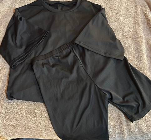 Men's sz S Short Set Black*New