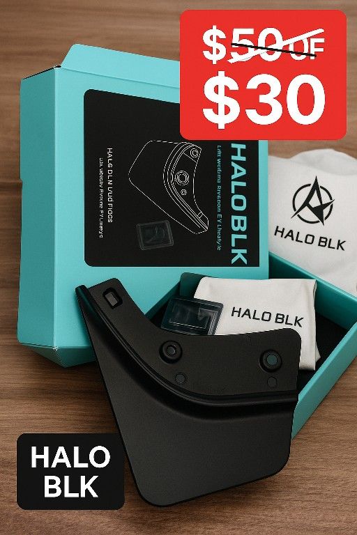 ⭐ HALO BLK Mud Flaps – Full Set (Brand New)