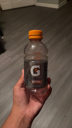 Empty fruit punch Gatorade