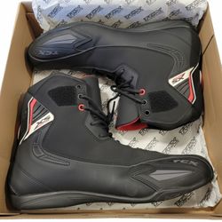 TCX XS Sport Motorcycle Boots 9501 X-Square Black Riding Shoe Size 11 Mens