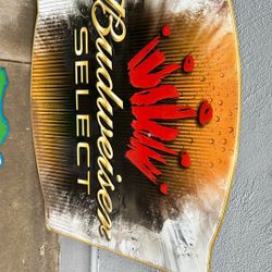 Bud Select Tin Bar Sign