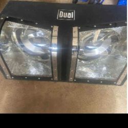 dual speaker subwoofer