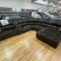 Reclining Sectional In Stock For Immediate Delivery 