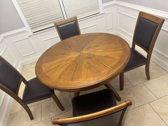 dinner table set for 4