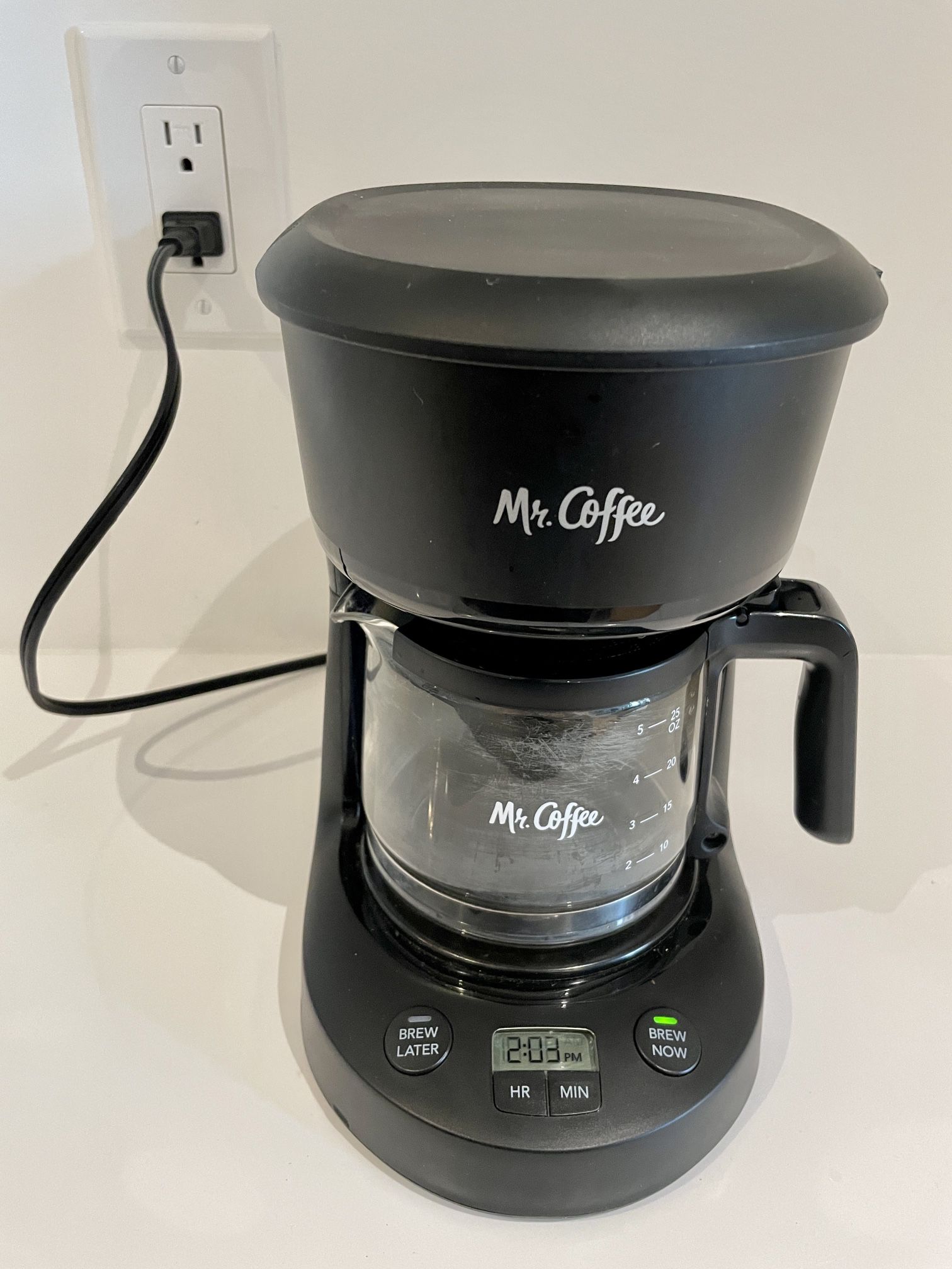 Mr. Coffee 5-Cup Programmable Coffee Maker - 24 oz capacity for