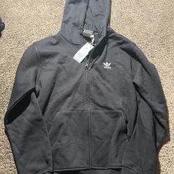 Adidas Men Zip Up Jacket Size Medium 