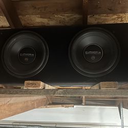 2 12” Subs In Box 
