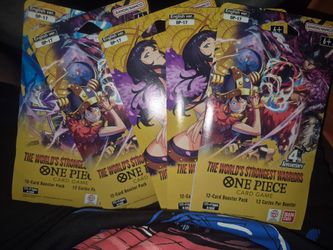 One piece booster packs (5)