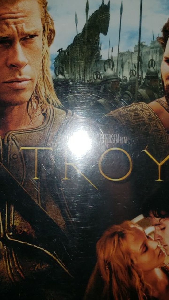 Troy Movie DVD Disk Brad Pitt 