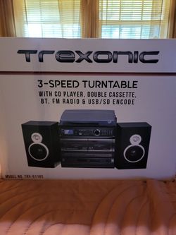 Trexonic 3 Speed Turntable