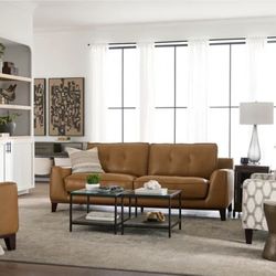 Haverty Leather Sofa