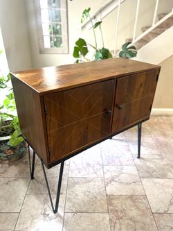 Mcm Wooden Cabinet Great Condition  38”,16”35” Height