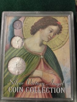 1997 Mexico Fractional Silver Libertad 3-Coin Set - Silver Victory Angel Collection - Low Mintage Key Date - .999 Pure Silver