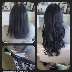 Aplicación De Extensiones  De Cabello