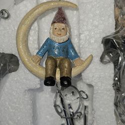 miniature gnome wind chimes
