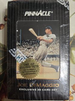 Pinnacle Joe Dimaggio Card Set