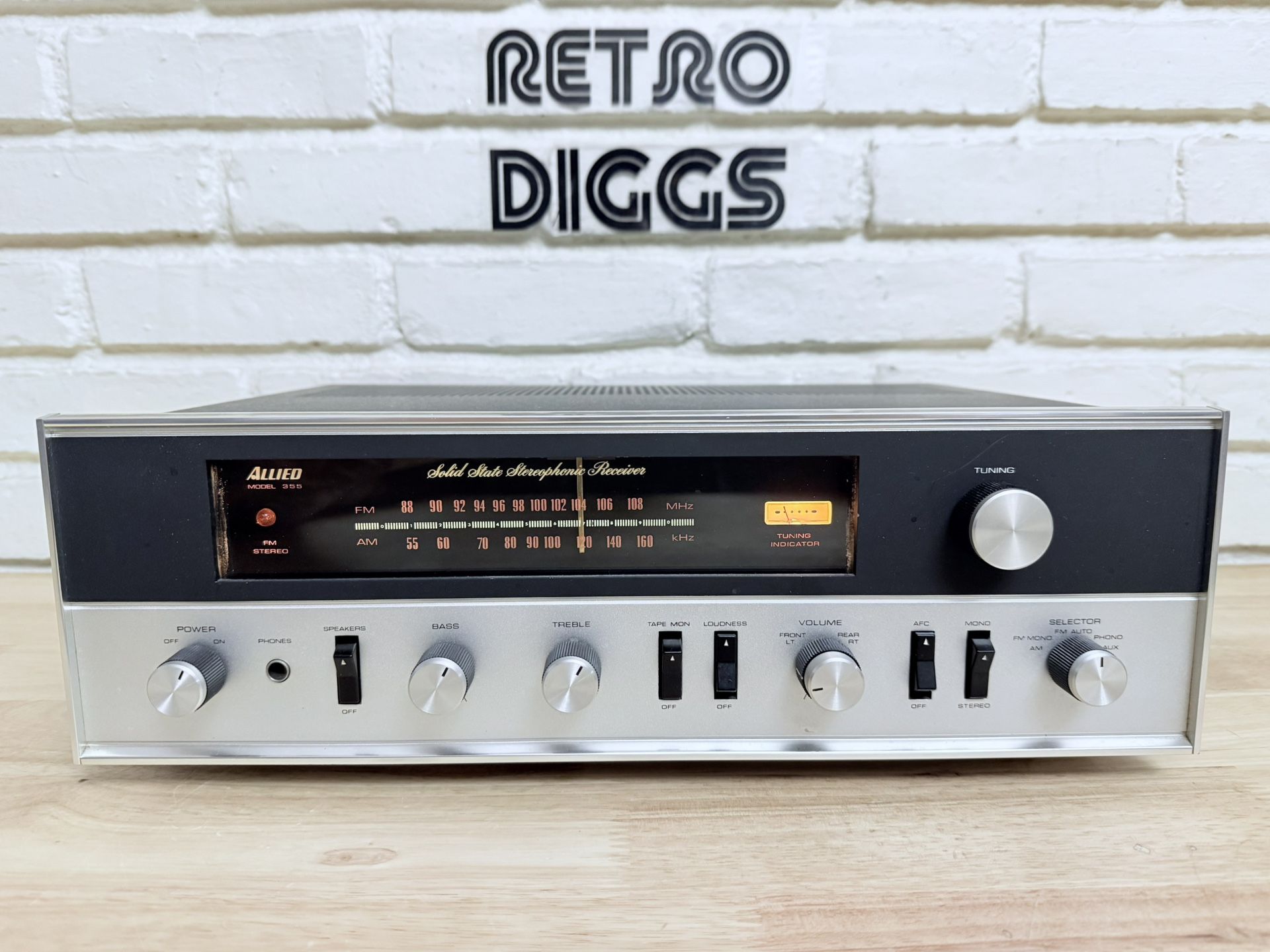 Vintage Allied 355 Stereo Receiver Made By Pioneer (serviced)