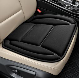 Car Seat Cushion Pad, 1.2in. Thick for Car Driver Seat and Office Chair, Memory Foam Seat Pad, Breathable Fabric, Non-Slip, Soft and Comfortable, Help