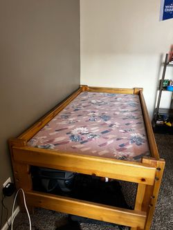 Solid Wood Twin Bed Frame