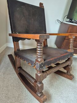 Medieval Rocking Chair Fit For a King