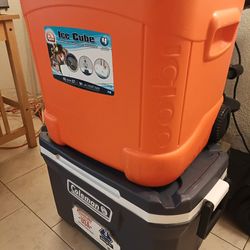 DOS HIELERAS IGLOO Y COLEMAN 