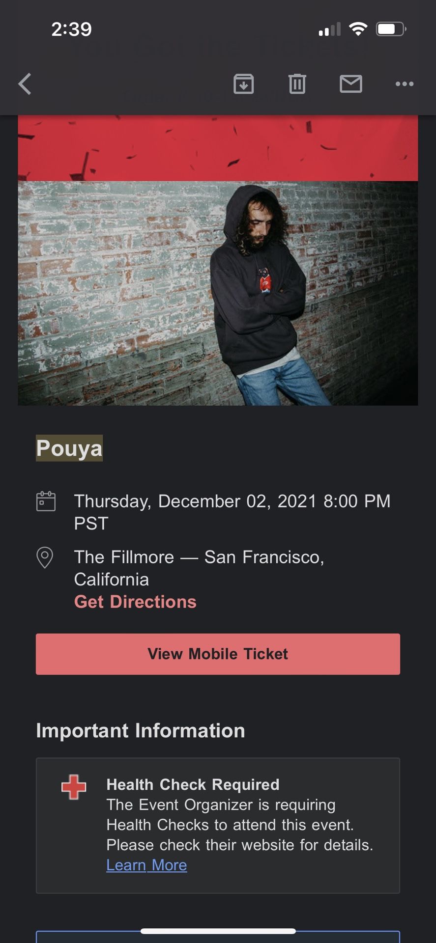 Two Pouya Tickets